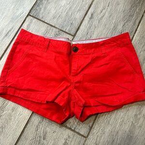 SO Red Chino Shorts Juniors Size 13